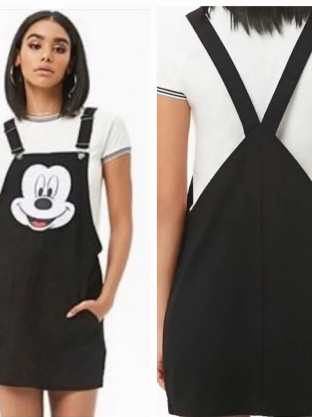 Disney Black Garment Label Close-Up